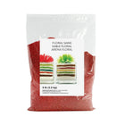 Sandtastik Floral Coloured Sand, 5 lb (2.3 kg) Bag, Dark Red-Coarse grain with natural sparkle throughout
