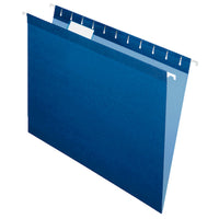 Pendaflex Reversaflex Premium Coloured Hanging File Folders - Letter Size - Navy - 25 Pack-10 times stronger than standard folders to last longer and hold more without tearing