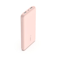 Belkin, BoostCharge 10,000 mAh 3-Port Power Bank - Rose Gold-This BoostCharge power bank lets you simultaneously charge up to 3 devices with a USB-C port and 2x USB-A ports. Get a fast, dependable charge to your iPhone.