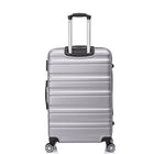 TOSCANO MAGNIFICA 21" Hardside Carry On Luggage - Titanium Silver-ABS Hardshell