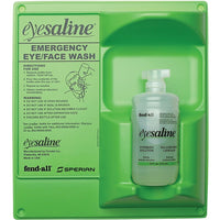 Saline Eyewash Wall Station, Sec474, 2 Pack-Station Type - Single