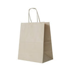 Jam Paper Solid Kraft Gift Bags - Large - 10" x 13 1/4" x 5" - Brown - 100 Pack-Color: Brown Kraft 