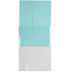 JAM Paper Cello Sleeves with No Flap, 4bar A1, 3 13/16 x 5 3/16, Clear, 1000 Pack (4BARCELLONOFLAP)-Opening: Booklet