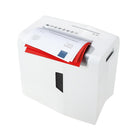 HSM Shredstar X5 5-Sheet Cross-Cut Shredder - White (HSM1043w)-Shreds up to 5 sheets; 4.8-gallon capacity