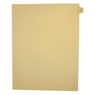 Mark Maker Legal Exhibit Index Tab Buff Single Tabs, 1/15th Cut, Letter Size, No Holes, Letter P, 25 Pack-Buff Single Tabs, 1/15th Cut