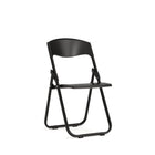 Flash Furniture HERCULES Series Heavy Duty Black Plastic Folding Chair with Built-in Ganging Brackets-880 lb. Weight Capacity