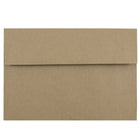 JAM Paper A10 Invitation Envelopes, 6 x 9.5, Brown Kraft Paper Bag Recycled, 100 Pack (LEKR850g)-Brown