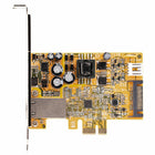 StarTech 1-Port 2.5Gbps PoE Network Card-Eliminates the need for a separate power source for remote networked devices such as IP cameras, remote kiosks, and wireless access points