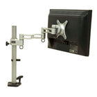 DAC MP-199 Height Adjustable Articulating Monitor Arm, Single Arm - Silver-Articulating monitor arms extend up to 16.25" (41.3cm)