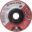 Walter Surface Technologies Hp Depressed Center Grinding Wheel - 12 Pack-Arbor Size 7/8"