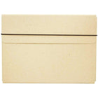 JAM Paper Thin Portfolio Carrying Case with Elastic Closure, 9.25 x 12.5, Natural Kraft, 2 Pack (154528546g)-Size: 9.25" x 12" x .5"