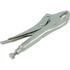 Dynamic Tools 5" Locking Pliers, Curved Jaws With Wire Cutter-Unique release lever design prevents painful accidental pinching of hands and fingers.