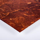 CTG Brands Amber Marble Peel and Stick Wall Tile, 12" x 12", Brown, 12 Pack-Perfect size: each backsplash tile measures 11.8"L x 11.8"H in dimensions (approx. covers 11.60 sq. ft. per carton) which is 40% more area than a 10" x 10" tile covers
