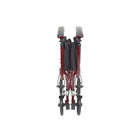 Drive Medical Lightweight Transport Wheelchair, Red, 17" Seat-Comes with seat belt for added safety
