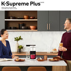 Keurig K-Supreme Plus Single Serve K-Cup Pod Coffee Maker - With Stainless Steel And MultiStream Technology - Silver-Travel mug friendly: Removable drip tray accommodates travel mugs up to 17.8 cm (7") tall