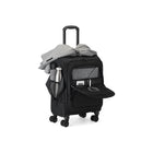 Bugatti Madison Ultimate 21.5" Softside Carry-on Luggage with Laundry Bag - Black-Top and side carry handles
