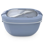 Bentgo Salad Container - Slate-Mess-Free Transport:Leak-proof 3oz salad dressing container keeps sauces mess-free during transport.