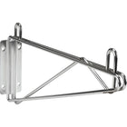 Chromate Wire Shelving, Direct Wall Mounts, RL612, 12 Pack-Single shelf support, 14"