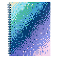Staples Cahier à spirales - 8 po W x 10 po L - Pixel - 80 feuilles lignées-Cahier à spirales avec pages perforées