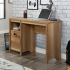 Sauder 43"W Dover Edge Desk - Timber Oak- Open shelf for additional storage of home décor or folders
