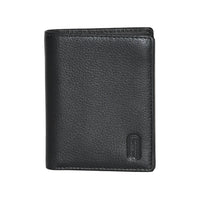 Club Rochelier Snap Cardholder & Billfold Wallet - Black-Black - Leather