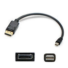 AddOn Mini-Displayport to Displayport Adapter, Male to Male, 6 ft/1.8m (MINIDP2DPMM6)-Adapter Cable