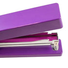 JAM Paper Office & Desk Sets, Stapler Pack of Staples, Purple and Pink (3375PUPI)-Stapler Size: 6 x 2.5 x 1.125 inches Staples Size: Standard (.5" x .25")