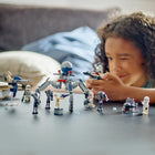 LEGO Star Wars Clone Trooper & Battle Droid Battle Pack - 215 Pieces-A tri-droid, speeder for a Battle Droid and a defense post for creative play