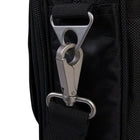 Swiss Gear 15.6" Double Gusset Laptop Case - Black-Front zip cable and accessory pocket to keep tech gear organized