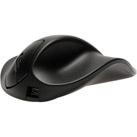 Hippus Wired Light Click HandShoe Mouse, Right Hand, Small, Black-Sculpted body shape