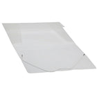 JAM Paper Plastic Paper Holder Action Case with Elastic Closure, Legal 9.88 x 15.25, Clear, 4 Pack (332537g)-Dimensions: 9 7/8" x 15 1/4" legal
