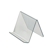 Azar Displays 4.13" x 5" x 5" Acrylic Easel Display, 10 Pack (515420)-Use to display various items such as phones, tablets, books and more