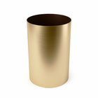 Umbra Metalla Trash Can - Matte-Bras - 4.5 Gallon (17 L) Capacity-Trash Can