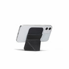 MOFT Snap-On Magnetic MagSafe Compatible Phone Wallet Stand for iPhone - Black-Holds up to 3 cards
