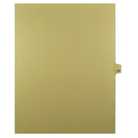 Mark Maker Legal Exhibit Index Tab Buff Single Tabs, 1/25th Cut, Letter Size, No Holes, Number 163, 25 Pack-Buff Single Tabs, 1/25th Cut