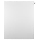 Mark Maker Legal Tabs - Letter Size - White - 1/25th cut - 25 tabs per package - 5 packages Pack - Number 151-White Single Tabs