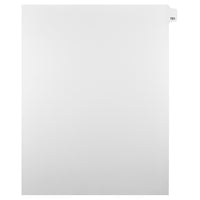 Mark Maker Legal Tabs - Letter Size - White - 1/25th cut - 25 tabs per package - 5 packages Pack - Number 151-White Single Tabs