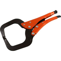 Grip-on 18" Locking C-Clamp Pliers, 10-3/16" Jaw Opening-Jaw opening (inches): 10-3/16"