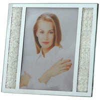 Elegance Starlet Crystal Filled Photo Frame, 5" x 7"-Heavy feel, this picture frame brings affordable luxury to your home.