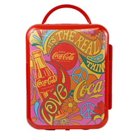 Coca-Cola Peace 1971 Series Mini Fridge 6 Can Cooler/Warmer-Celebrates the 50th anniversary of the iconic “I’d like to buy the world a Coke!” Unity campaign