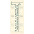 Staples Weekly Time Cards, 3-1/2" x 9", Bilingual, 250 Pack-7 day, regular time, extra time, in/out