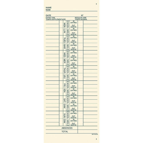 Time Clock Cards & Racks | staples.ca