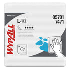 WypAll PowerClean L40 Extra Absorbent Towels - Quarterfold - Limited Use Towels - White - 18 Pack-White, Quarterfold, Limited Use Towels