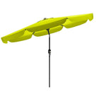 CorLiving PPU-240-U Tilting Patio Umbrella, Lime Green-3m umbrella made from durable 180g polyester