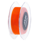 JAM Paper Sheer Organza Ribbon, .88 Inch Wide x 25 Yards, Orange, 2 Pack (807SHor25g)-Finish: sheer