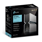 TP-Link Archer BE800 BE19000 Tri Band Wi-Fi 7 Router-Multi-Link Operation (MLO) Increases throughput, reduces latency, and improve eliability