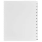 Mark Maker Legal Exhibit Index Tab Set of White Single Tabs, 1/25th Cut, Letter Size, No Holes, Number 76 - 100-White Single Tabs, 1/25th Cut