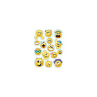 Eureka Window Cling Emoticons, 180 Pack (EU-836033)-Static cling vinyl will stick to any laminated or glossy surface, including dry-erase boards, lockers, pencil holders, metal file cabinets and more