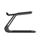 Kanto SE2 Elevated Desktop Speaker Stands for Small Speakers - Black-Silicone pads reduce unwanted vibrations and provide grip