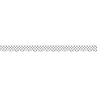 Teacher Created Resources Black Polka Dots Scalloped Border Trim, 72 Pack-Theme: Black Polka Dots on White